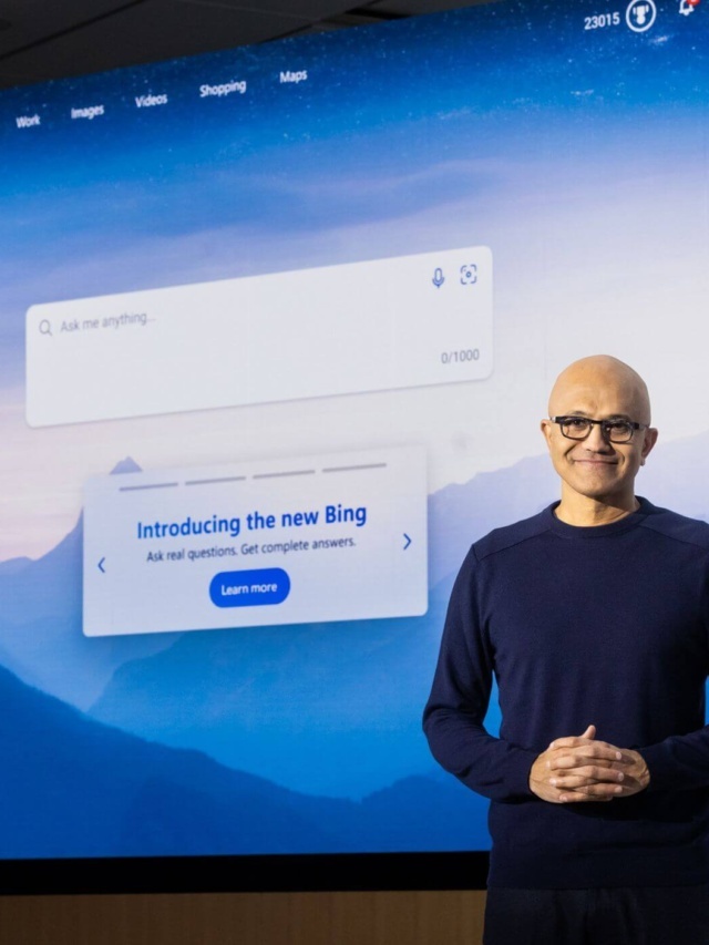 Microsoft Introduces New Bing Search Engine with-OpenAI's ChatGPT